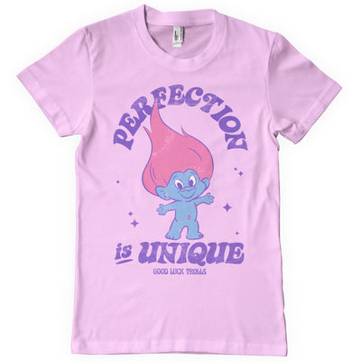 Good Luck Trolls - Perfection Is Unique Mens T-Shirt