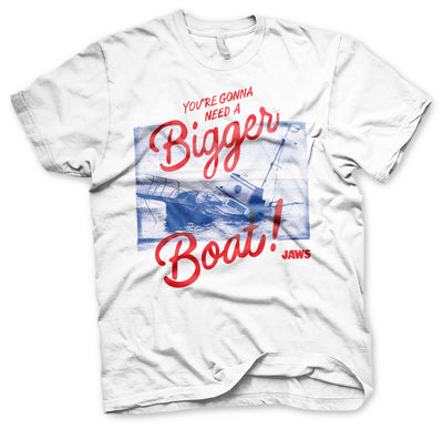 JAWS - You're Gonna Need A Bigger Boat Big & Tall Mens T-Shirt (White)