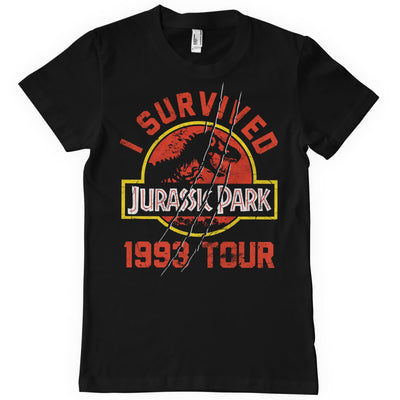 Jurassic Park - 1993 Tour Big & Tall Mens T-Shirt (Black)