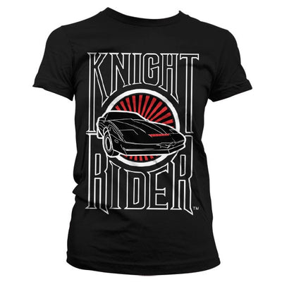 Knight Rider - Sunset K.I.T.T. Women T-Shirt (Black)