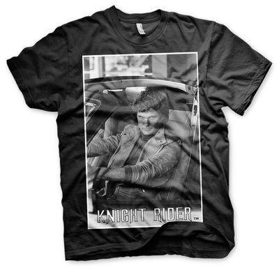 Knight Rider - Hasselhoff I Mens T-Shirt (Black)