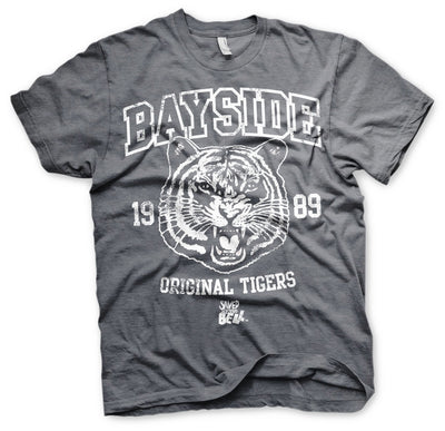 Saved By The Bell - Bayside 1989 Original Tigers Mens T-Shirt (Dark-Heather)