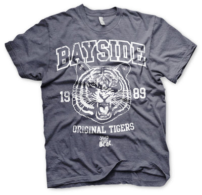 Saved By The Bell - Bayside 1989 Original Tigers Mens T-Shirt (Navy-Heather)