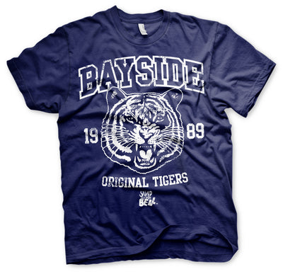 Saved By The Bell - Bayside 1989 Original Tigers Mens T-Shirt (Navy)
