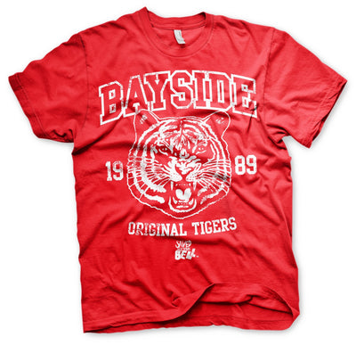 Saved By The Bell - Bayside 1989 Original Tigers Mens T-Shirt (Red)