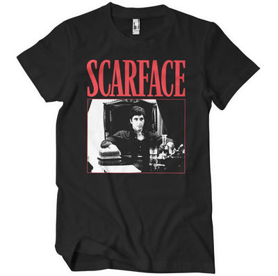 Scarface - Tony Montana - The Power Big & Tall Mens T-Shirt (Black)