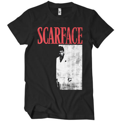 Scarface - Poster Mens T-Shirt (Black)