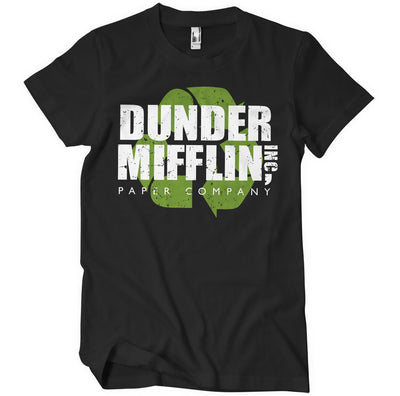 The Office - Dunder Mifflin Recycle Logo Mens T-Shirt