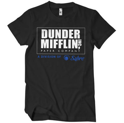 The Office - Dunder Mifflin - Division of Sabre Mens T-Shirt (Black)