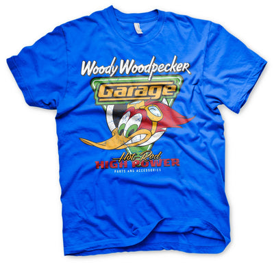 Woody Woodpecker - Garage Mens T-Shirt (Blue)