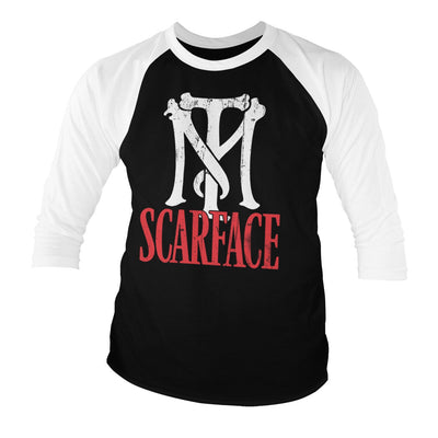 Scarface - TM Logo Long Sleeve T-Shirt (White-Black)