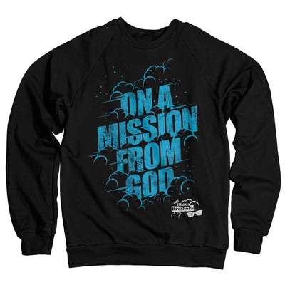 The Blues Brothers - On A Mission From Sweatshirt (Black)