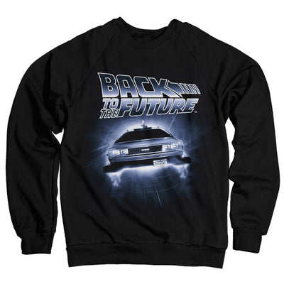 Back To The Future - Flying Delorean Sweatshirt (Black)