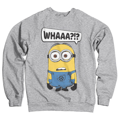Minions - Whaaa?!? Sweatshirt (Heather Grey)