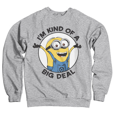 Minions - I'm Kind Of A Big Deal Sweatshirt (Heather Grey)