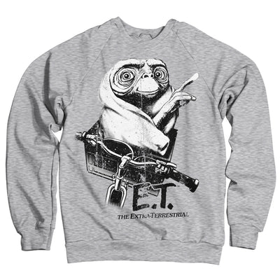 E.T. - Biking Distressed Sweatshirt (Heather Grey)