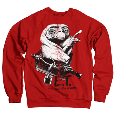E.T. - Biking Distressed Sweatshirt (Red)