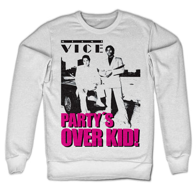 Miami Vice - Party´s Over Kid Sweatshirt (White)