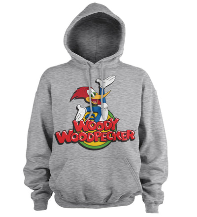 Woody Woodpecker - Classic Logo Hoodie (Heather Grey)