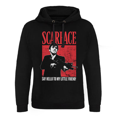 Scarface - Say Hello To My Little Friend Epic Hoodie (Black)