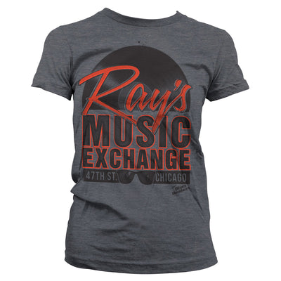 The Blues Brothers - Ray's Music Excha Women T-Shirt (Dark-Heather)
