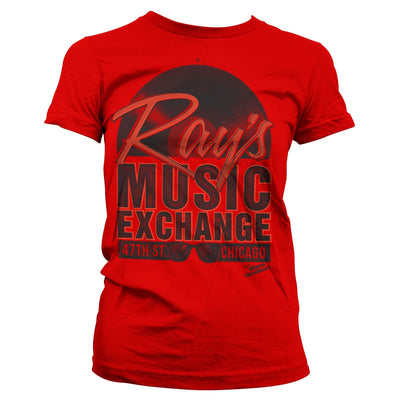 The Blues Brothers - Ray's Music Excha Women T-Shirt (Red)