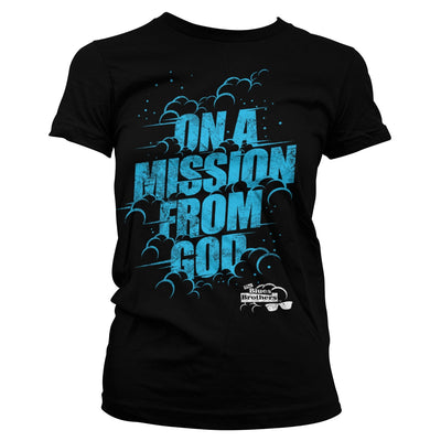 The Blues Brothers - On A Mission From Women T-Shirt (Black)
