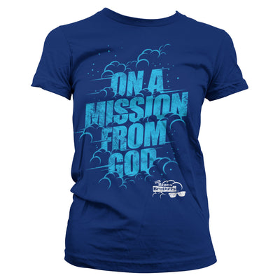 The Blues Brothers - On A Mission From Women T-Shirt (Navy)