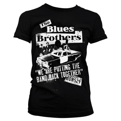 The Blues Brothers - Band Back Together Women T-Shirt (Black)