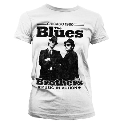 The Blues Brothers - Chicago 1980 Women T-Shirt (White)
