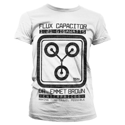 Back To The Future - Flux Capacitor Women T-Shirt (White)