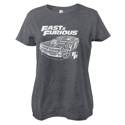 Fast &amp; Furious - T-shirt fluide de vitesse pour femmes
