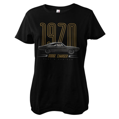 Fast & Furious - 1970 Dodge Charger Women T-Shirt (Black)