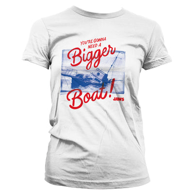 JAWS - You're Gonna Need A Bigger Boat Women T-Shirt (White)