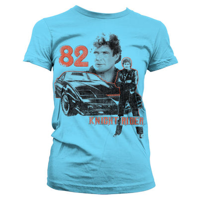 Knight Rider - 1982 Women T-Shirt (Sky Blue)