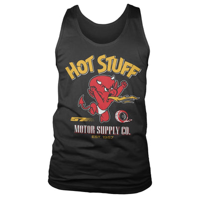 Hot Stuff - Motor Supply Co Mens Tank Top Vest (Black)