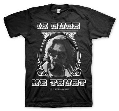 The Big Lebowski - Lebowski In Dude We Trust Mens T-Shirt (Black)