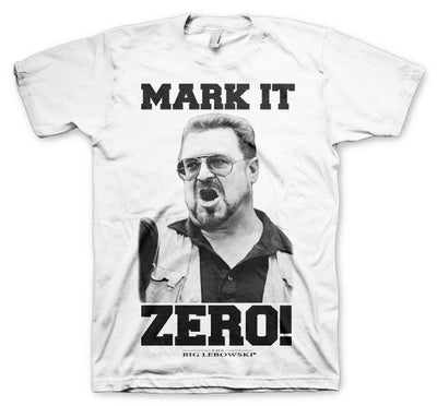 The Big Lebowski - Lebowski Mark It Zero Big & Tall Mens T-Shirt (White)