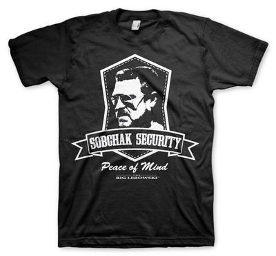 The Big Lebowski - Lebowski Sobchak Security Big & Tall Mens T-Shirt (Black)