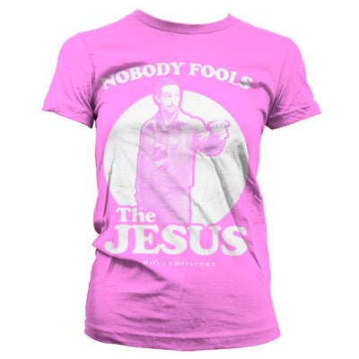 The Big Lebowski - Nobody Fools The Jesus Women T-Shirt (Pink)