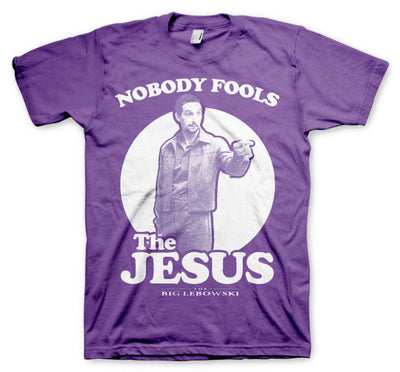 The Big Lebowski - Lebowski Nobody Fools The Jesus Mens T-Shirt (Purple)
