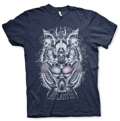 Aquaman - Atlantis Mens T-Shirt (Navy)