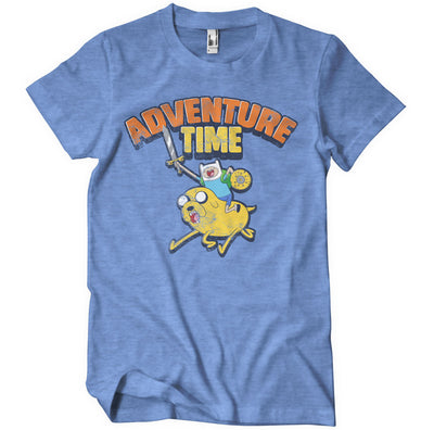 Adventure Time - T-shirt délavé pour hommes