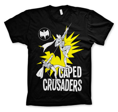 Batman - Caped Crusaders Big & Tall Mens T-Shirt (Black)