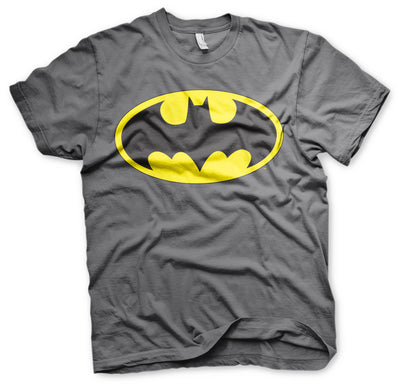 Batman - Signal Logo Mens T-Shirt (Dark Grey)