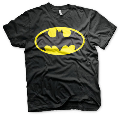Batman - Signal Logo Big & Tall Mens T-Shirt (Black)