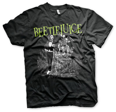 Beetlejuice - Headstone Big & Tall Mens T-Shirt (Black)