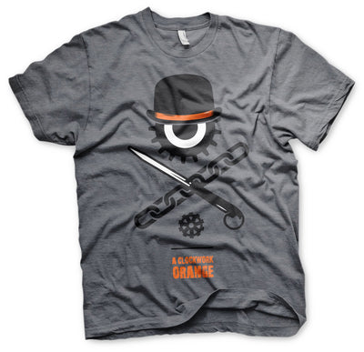 A Clockwork Orange - Bowler Eye Mens T-Shirt (Dark-Heather)