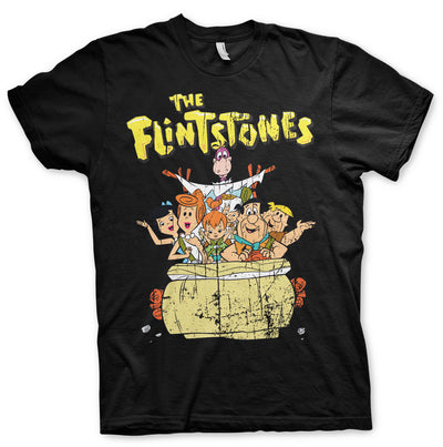 The Flintstones - Big & Tall Mens T-Shirt (Black)