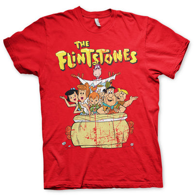 The Flintstones - Mens T-Shirt (Red)